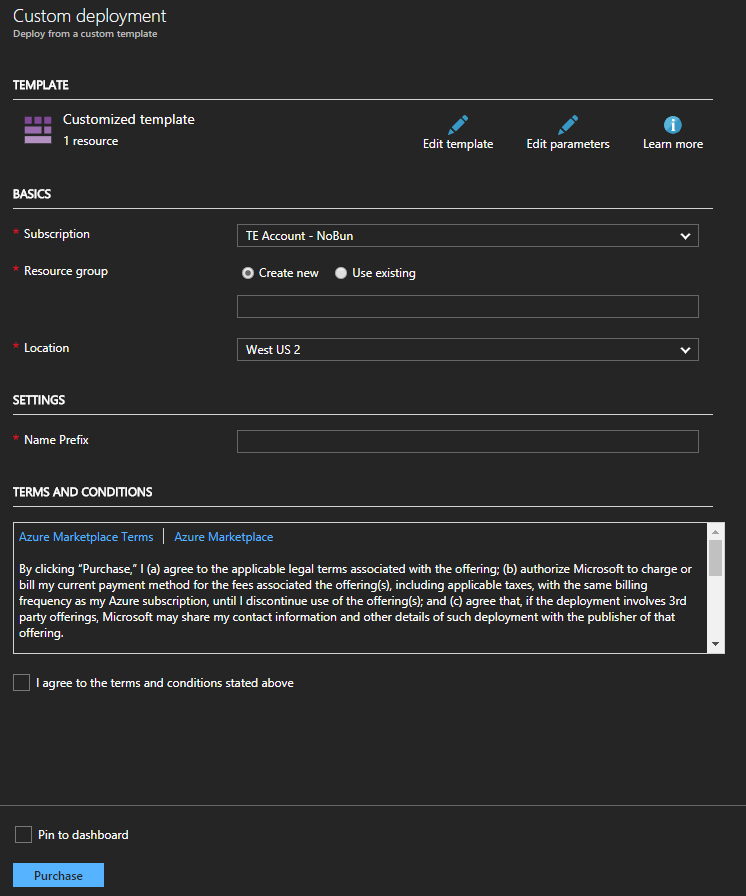 Fill in some parameters, and voila!