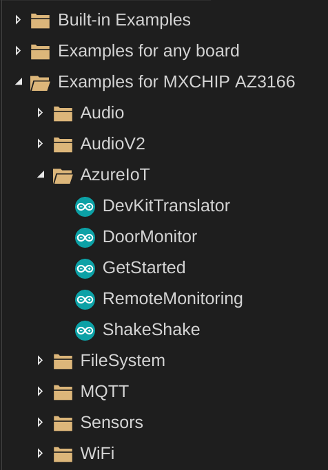 Azure IoT DevKit examples